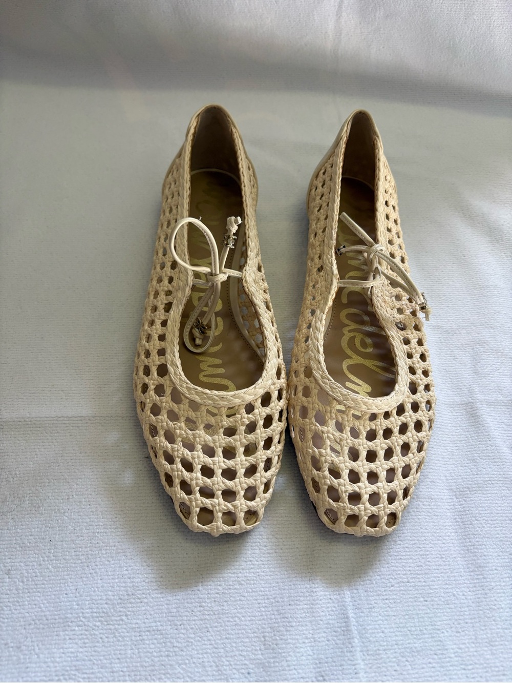 Sam Edelman Women’s Marcie Mary Jane Woven Flat Size 10M